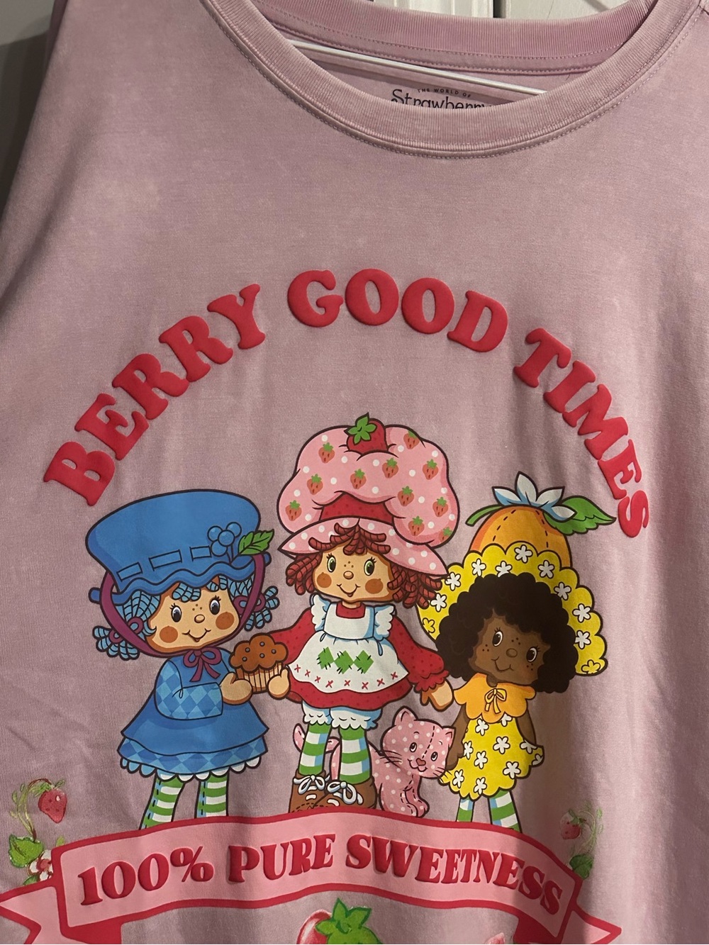 Strawberry Shortcake Pink 'Berry Good Times' Graphic Tee